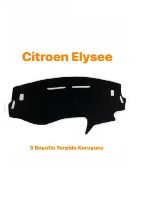 CİTROEN ELYSEE 3 BOYUTLU VİP DERİ TORPİDO KORUYUCU 