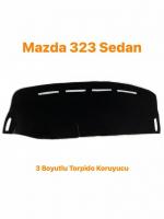 MAZDA 323 SEDAN 3 BOYUTLU VİP DERİ TORPİDO KORUYUCU 