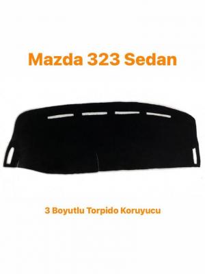MAZDA 323 SEDAN 3 BOYUTLU VİP DERİ TORPİDO KORUYUCU 
