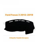 FORD FOCUS 3 2012-2019 ARASI 3 BOYUTLU VİP DERİ TORPİDO KORUYUCU